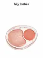 Двойные мягкие румяна с муссовой текстурой fwee Mellow Dual Blush CR02 Baby Smile