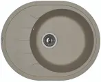 Кухонная мойка Florentina Родос 620 серый шёлк 20.245. B0620.307