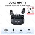 Микрофон BOYA mini 14, беспроводной, петличный, студийный, круговой