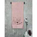 Полотенце BIO-TEXTILES Любимой, 70x140 см, хлопок 100%, с вышивкой