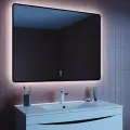 Зеркало с подсветкой и термообогревом IDDIS Клауд Икс (Cloud X) CLX10T0i98 100 см, LED-лента, сенсорный