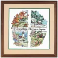 03174 Набор для вышивания крестом DIMENSIONS A Season for Everything Времена года