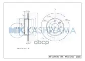 Диск тормозной передний не вентилируемый RENAULT LOGAN/CLIO/MEGANE/SANDERO G30006 MK KASHIYAMA арт. G30006