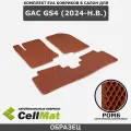 ЭВА ЕВА EVA коврики CellMat в салон GAC GS4, ГАК ГС4, 2024-н. в.
