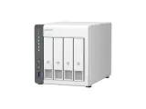 Сетевое хранилище без дисков/ channel QNAP D4 NAS 4 HDD trays.ARM 4-core Cortex-A55 2.0GHz, RAM 4 GB (max), 1x2.5GbE, 1x1GbE, 2xUSB 2.0 port,1xUSB 3.2