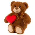 Игрушка Мягконабивная Maxitoys, Медвежонок Миша с Сердечком, 22 см