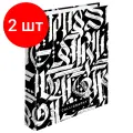 Комплект 2 шт, Тетрадь на кольцах А5 175х215 мм, 240 л, твердый картон, с разделителями, BRAUBERG, Calligraphy, 404097