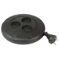 Удлинитель SmartBuy SBE-10-3-03-B, 3 розетки, б/з, 10А / 2200 Вт 3 3 м 180 мм 40 мм черный