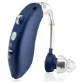 Слуховой аппарат аккумуляторный Острослух ZDB-25, заушный усилитель слуха