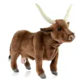 Реалистичная мягкая игрушка Hansa Creation, 4630 Бык, коричневый, 37 см