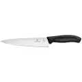 Разделочный нож Victorinox лезвие 19 см, черный, в картонном блистере, 6.8003.19B
