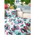 Детское постельное белье 160х80 в кроватку Павлинка, хлопок 100%, наволочка 40х60 см, Стич лабубу НГ