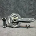 Система шатунов (шатуны) для велосипеда L-Twoo FC-A7-2 + каретка Hollowtech II 68/73 мм, крепление звезд 104 BCD, звезды 36/24T, 170 мм (фирменная коробка)