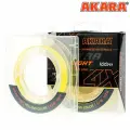 Шнур Akara Ultra Light желтый, 100 м, тест 5,5кг d 0.1мм