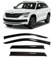 Дефлекторы боковых стекол Cobra Tuning на Skoda Kodiaq 1 l 5 door 2016 - н. в. - Ветровики боковых окон для Шкода Кодиак 1 l 5 дверный 2016 -н. в.