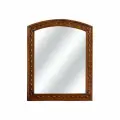 Интерьерное зеркало DOMKORLEONE в резной раме из красного дерева (mahogany wood), цвет орех NAA (светло-коричневый)