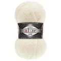 Пряжа для вязания ALIZE 'Superlana MIDI', 100г, 170м (25% шерсть, 75% акрил) (62 молочный), 5 мотков