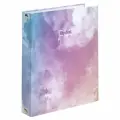 Тетрадь на кольцах 240л, А5 Brauberg Cloud, клетка, твердый картон (404094)