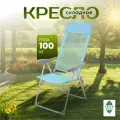 Кресло складное туристическое с подлокотниками, до 100 кг, пляжное, 60х60х112 см, голубое, 100 кг, Green Days, YTBC048-1