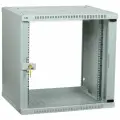 ITK Шкаф коммутационный ITK Linea WE (LWE3-12U64-GF) настенный 12U 600x450мм пер. дв. стекл направл. под закл. гайки 50кг серый 400мм 15.8кг 200град. 585мм IP20 IK08 сталь