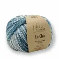Пряжа Fibra Natura Le Chic 15-202 (5 мотков по 50г/120м) синий/светло-серый