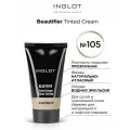 Тональный крем Inglot Beautifier 105, бежевый, оливковый, увлажняющий