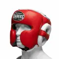 Шлем боксерский LEADERS LS MEX RD/WH