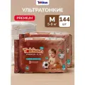 Подгузники трусики Tokisan 144 шт, 3 размер M, 5 - 9 кг, детские, дневные и ночные