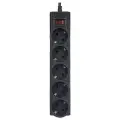 Сетевой фильтр Perfeo Powerx 5 Sockets 3m Black PF_A4716