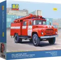 Сборная модель АЦ-40 (130)-63Б пожарная автоцистерна (1/72) AVD 7202