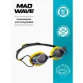 Очки для плавания MAD WAVE Spurt Rainbow, желтый
