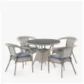 Комплект плетеной мебели Афина Лион-1C T220CT/Y32-W85 4Pcs Latte