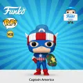 Фигурка Funko POP! Bobble Marvel Holiday S4 Captain America (1438) 80032