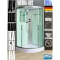 Душевая кабина WeltWasser WERRA 802, 800х800х2170 мм, стекло прозрачное, низкий поддон