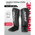 Защита голень-стопа INSANE IMPACT, тренировочная, черный, размер S