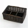 Плетеная корзина, темно-коричневый, WasserKRAFT Neime WB-190-M