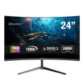 Монитор Reletech L25K60, 23.8, игровой, 1920x1080 FHD,100 Гц, изогнутый, HDMI, FreeSync, для компьютера