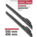 Щетки стеклоочистителя для Chery Tiggo 7 Pro - бескаркасные дворники Чери Тигго 7 Про, 550 450 мм комплект.