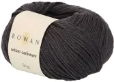 Cotton Cashmere /Коттон Кашемир/ пряжа Rowan,50г/125м (232, charcoal (древесный уголь), серый) 9802211