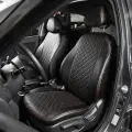 Авточехлы Lazebra Красный ромб, для Lada Vesta 2015-, комплект, экокожа, износостойкие