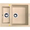 Кухонная мойка Zigmund & Shtain RECHTECK 600.2 топл. молоко