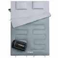 Двухместный спальный мешок 3143 OXYGEN 250D -3C 220x150 , серый