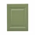 Фасад для встраиваемой посудомоечной машины. 595х735 мм. Массив сосны, цвет-олива
