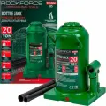 Домкрат бутылочный гидравлический Rockforce 20 тонн высота подхвата 220мм, высота подъема 420мм RF-T92004/DS/(28068)