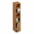 Шкаф с полками узкий Юнитекс 41x45x219 ольха европейская