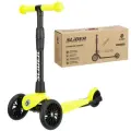 Самокат трехколесный Slider Start, складной, цвет: желтый, размер: 57x25x66 см