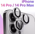 Комплект защитных линз для камеры Apple iPhone 14 Pro / 14 Pro Max, Серебро
