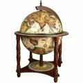 Глобус-бар Jufeng настольный d 33 светлый JF-JG-33006-WN