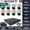 IP Система видеонаблюдения со звуком и зумом на 8 камер 5МП ISON MOL-8 PRO ZOOM MAX