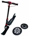 Самокат-снегокат 2в1 TT City scooter DISK BRAKE red с лыжами 2023